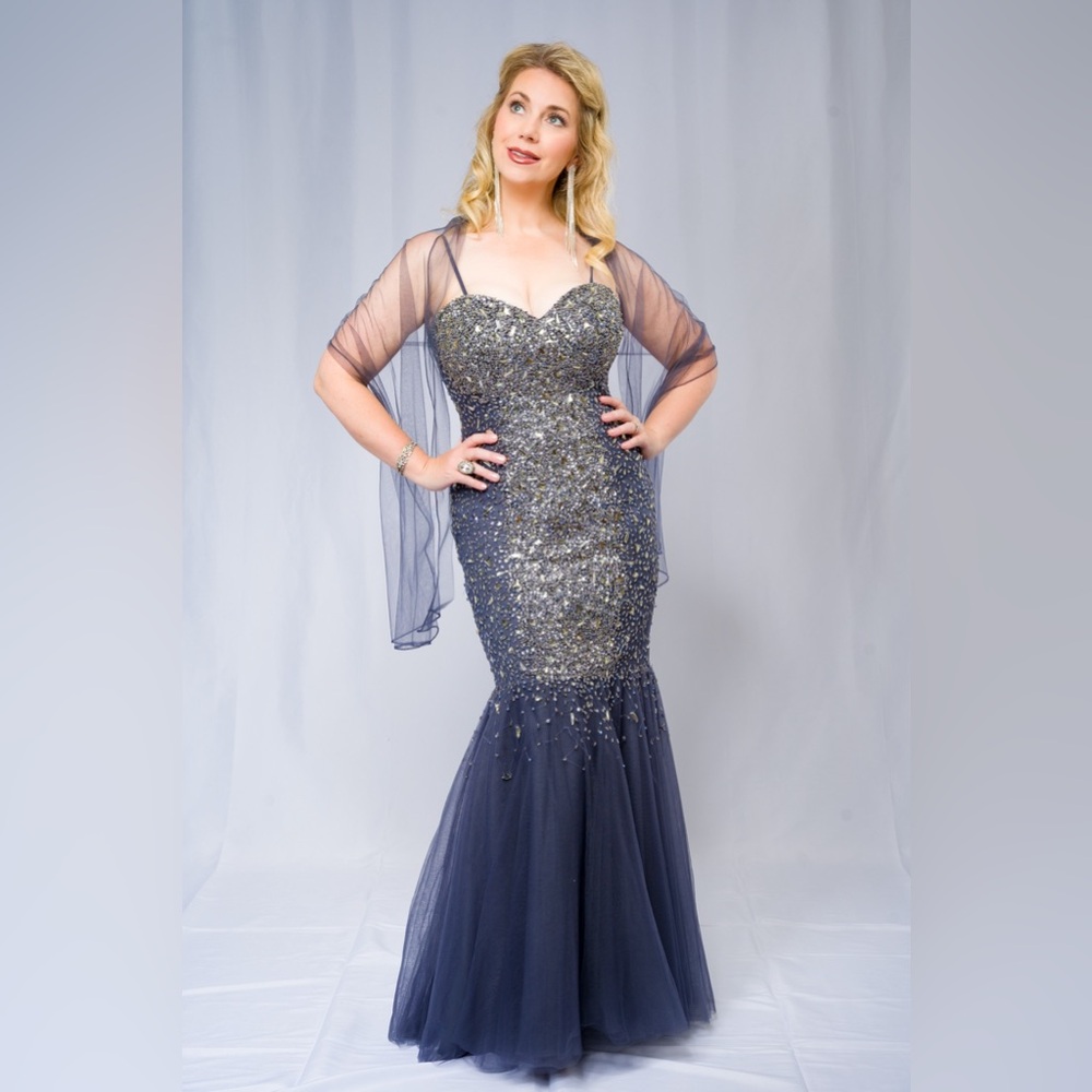 Bling evening gown